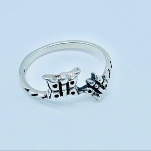 925 Sterling Silver Butterfly Ring SZ 6